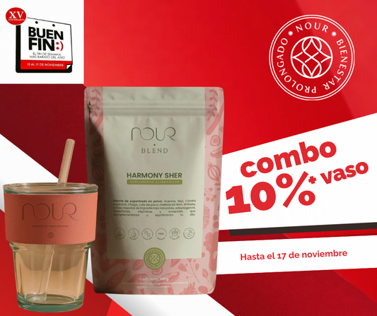 Combo Buen Fin Harmony Sher + Vaso – Edición Especial