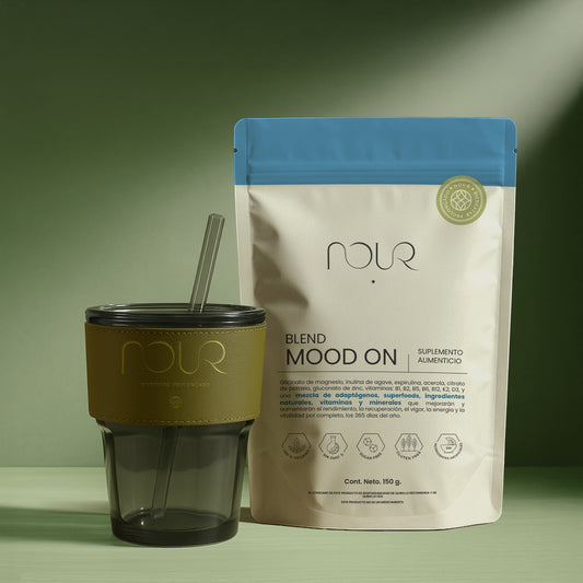 Vaso reutilizable Black Nour 300ml